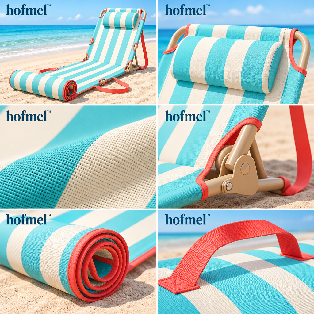 𝐡𝐨𝐟𝐦𝐞𝐥™ Roll-Up Beach Lounge Mat