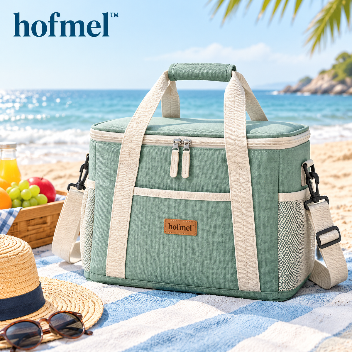 𝐡𝐨𝐟𝐦𝐞𝐥™ Insulated Beach Cooler Bag