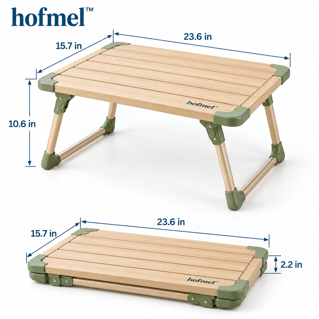 𝐡𝐨𝐟𝐦𝐞𝐥™ Portable Folding Beach Table