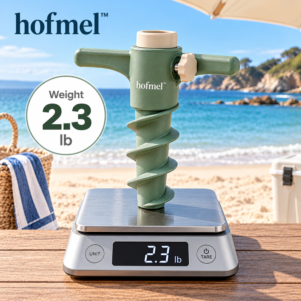 𝐡𝐨𝐟𝐦𝐞𝐥™ Portable Beach Umbrella Sand Anchor
