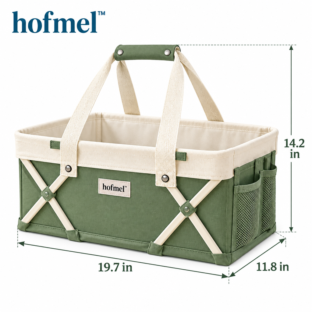 𝐡𝐨𝐟𝐦𝐞𝐥™ Foldable Beach Storage Basket