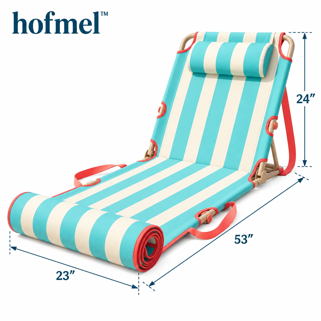 𝐡𝐨𝐟𝐦𝐞𝐥™ Roll-Up Beach Lounge Mat