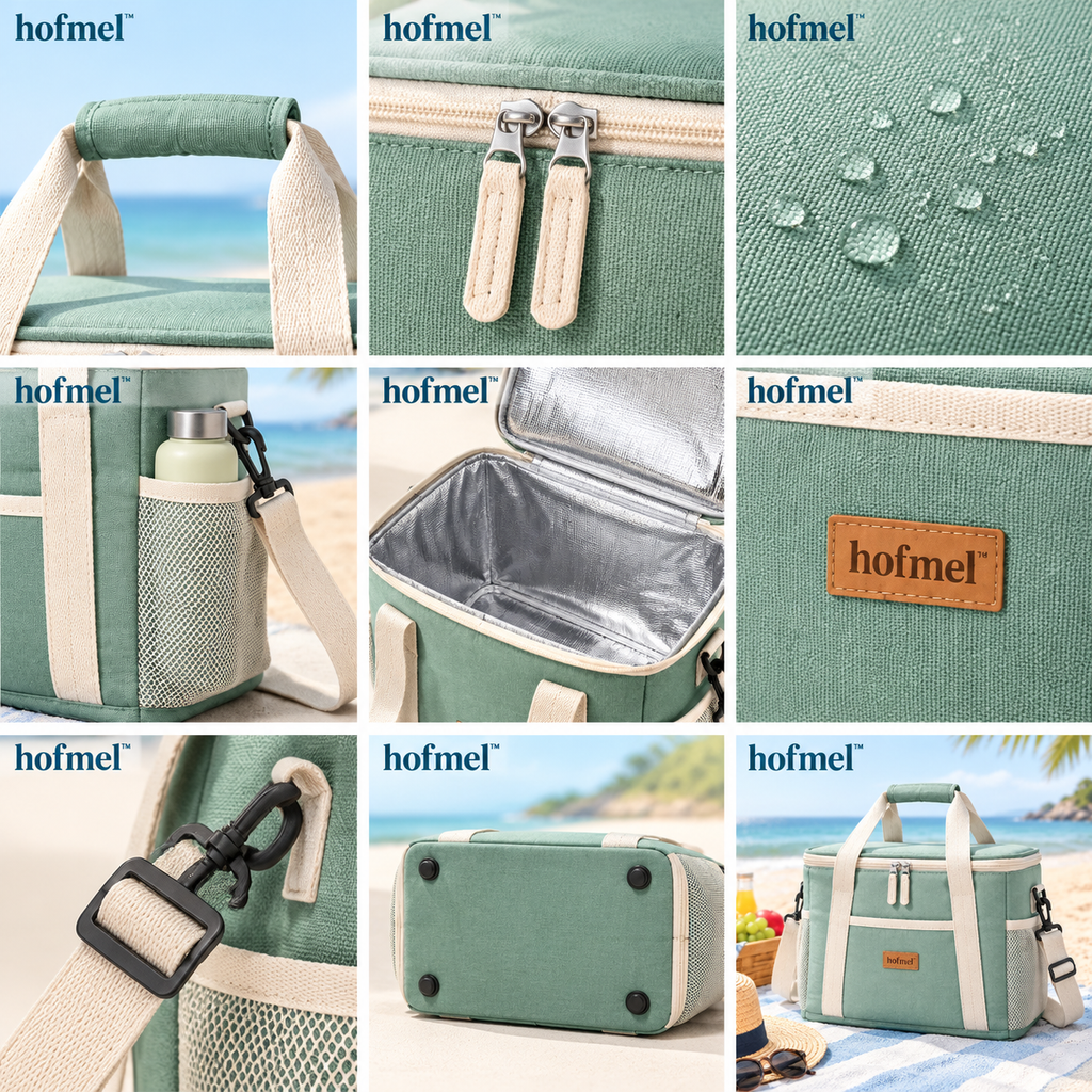 𝐡𝐨𝐟𝐦𝐞𝐥™ Insulated Beach Cooler Bag