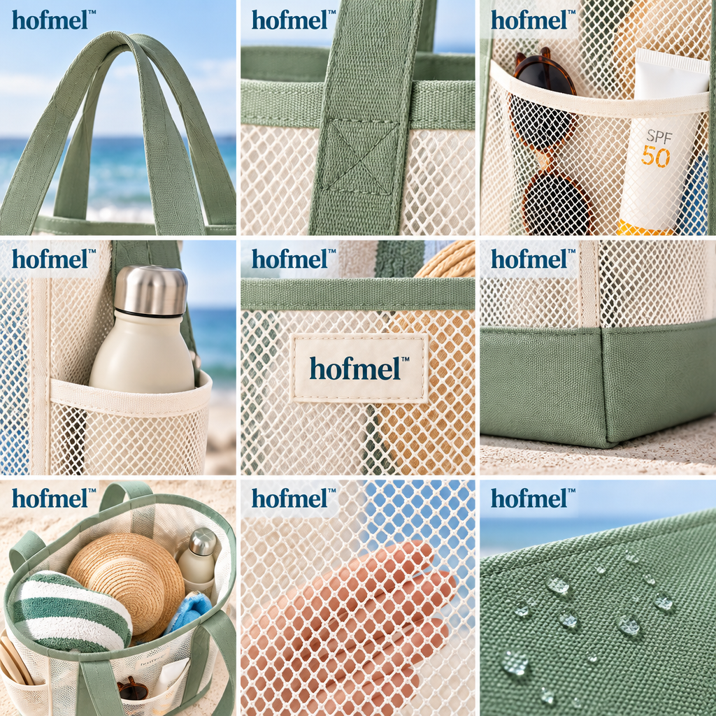 𝐡𝐨𝐟𝐦𝐞𝐥™ Mesh Beach Carryall Bag