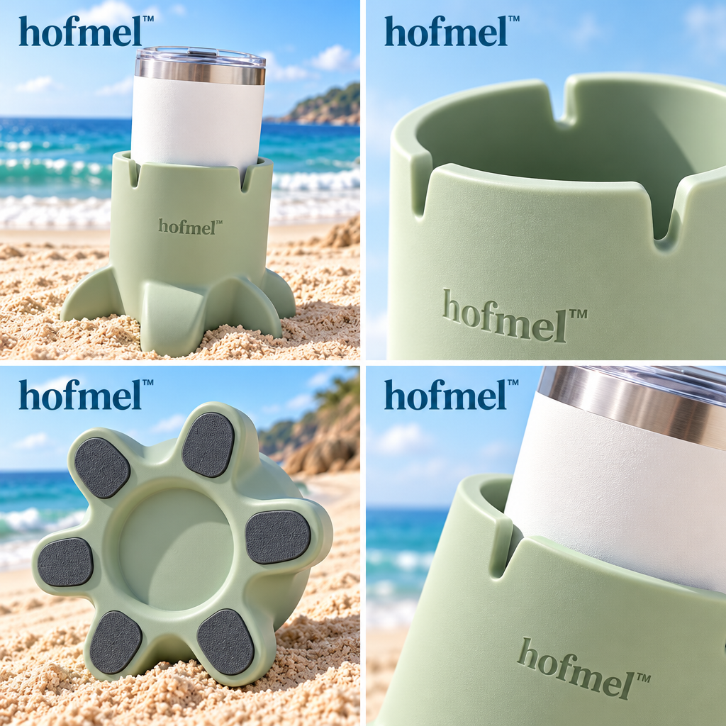 𝐡𝐨𝐟𝐦𝐞𝐥™ Silicone Beach Cup Holder