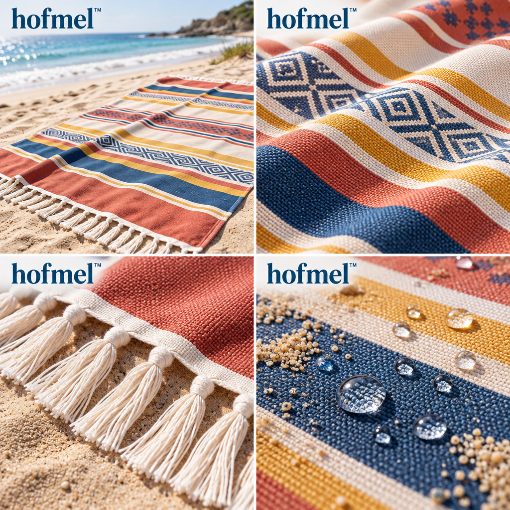 𝐡𝐨𝐟𝐦𝐞𝐥™ Oversized Cotton Beach Towel