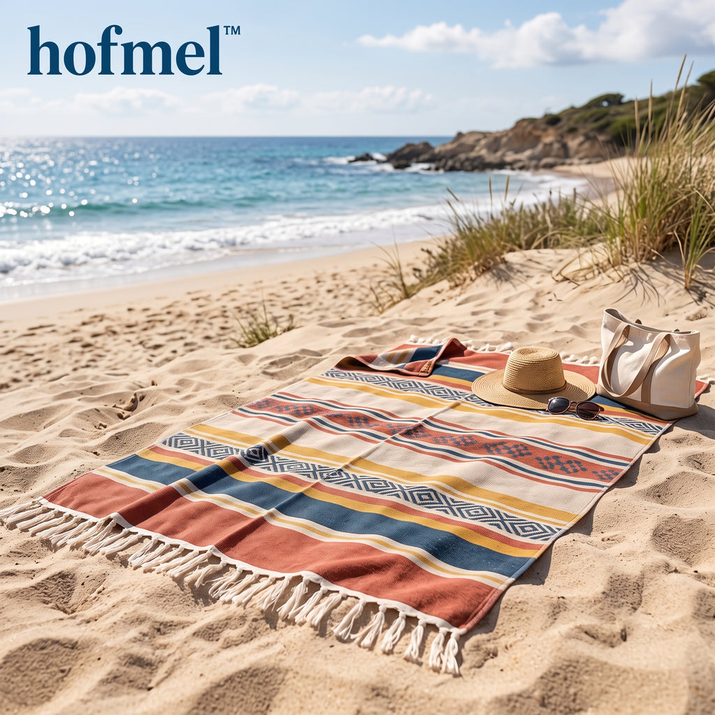 𝐡𝐨𝐟𝐦𝐞𝐥™ Oversized Cotton Beach Towel