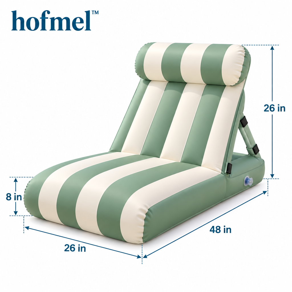 𝐡𝐨𝐟𝐦𝐞𝐥™ Inflatable Beach Lounge Pillow