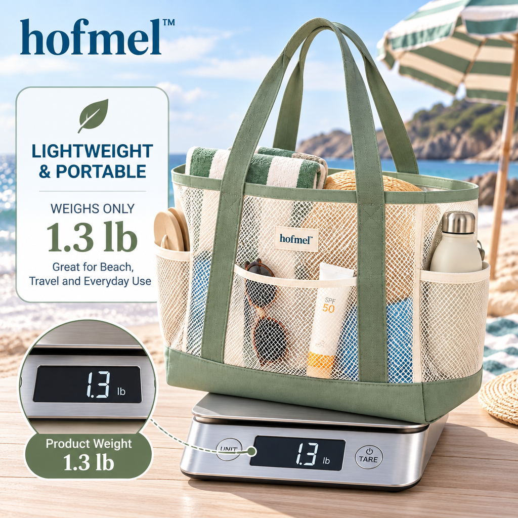 𝐡𝐨𝐟𝐦𝐞𝐥™ Mesh Beach Carryall Bag